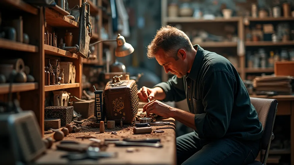Accordion repair workshop