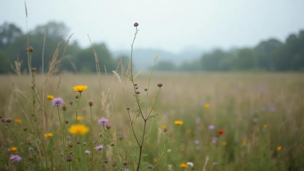 Landscape in overcast light